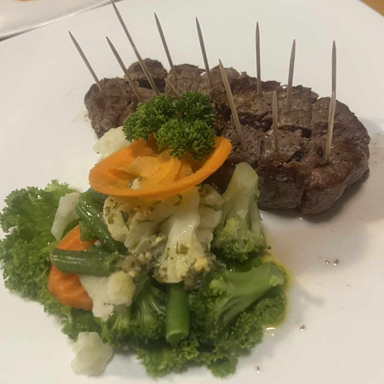 Filete de res a la plancha