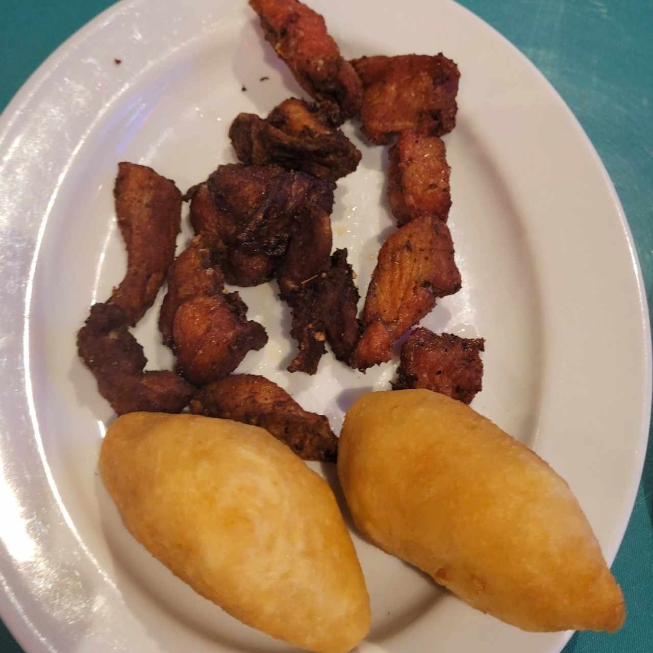 puerco frito y carimañola 