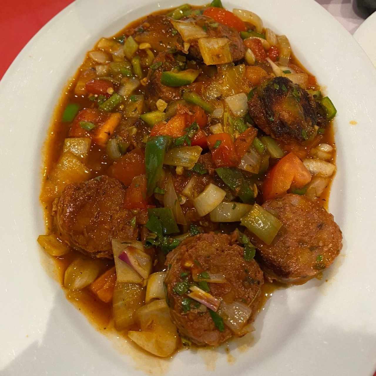 Chorizo guisado