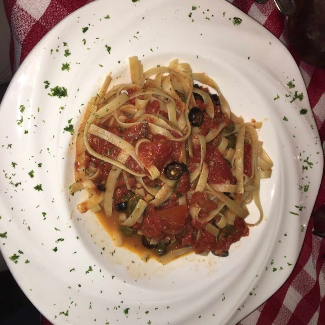 Fettuccine a la puttanesca