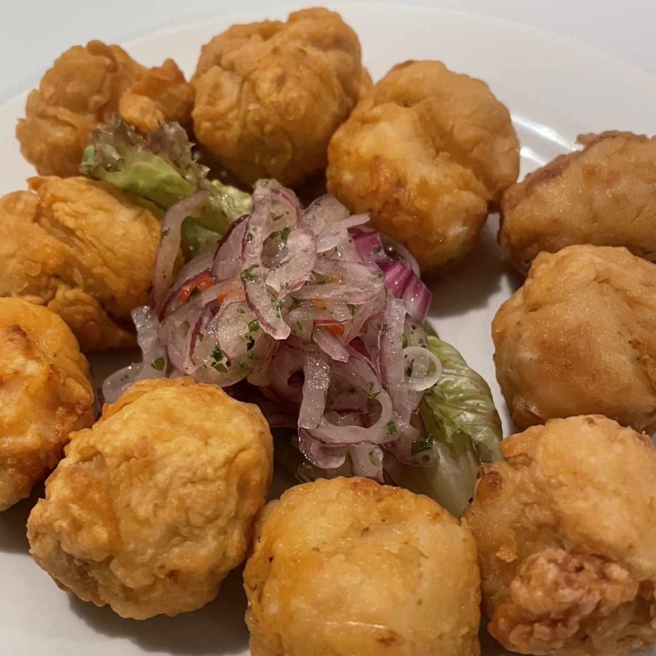 APERITIVOS CALIENTES - Ceviche Frito