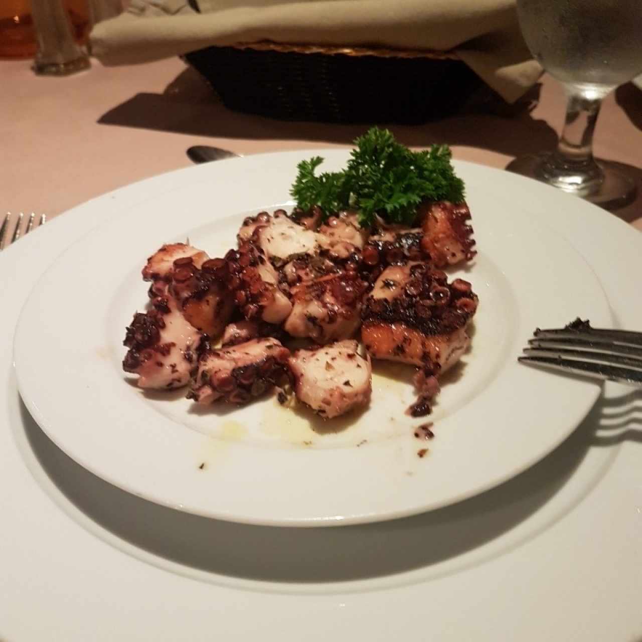 Pulpo al carbón.