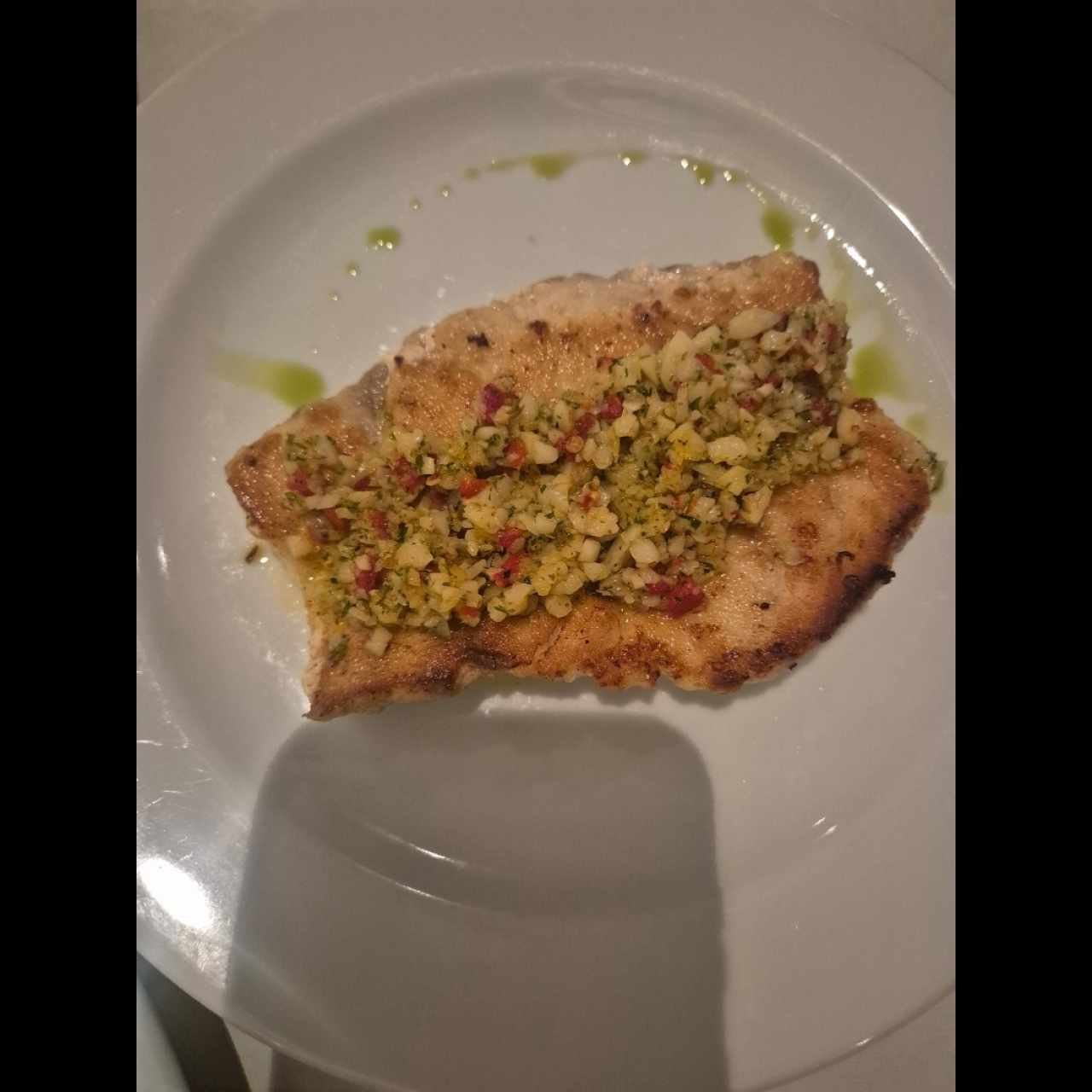 pescado al ajillo