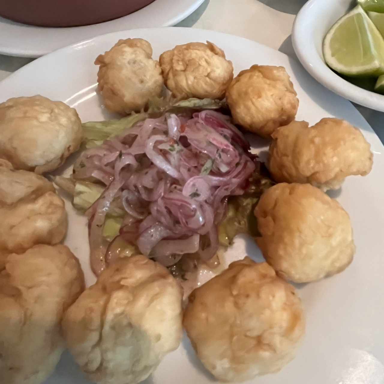 APERITIVOS CALIENTES - Ceviche Frito