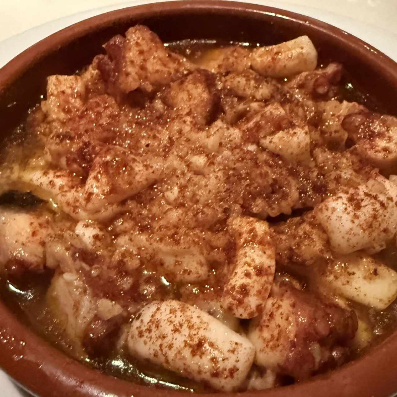 Pulpo y Sepia con Ajo y Vera