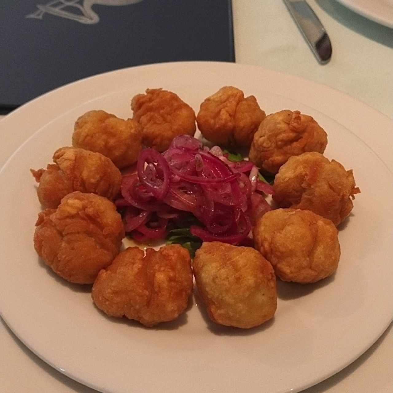 APERITIVOS CALIENTES - Ceviche Frito