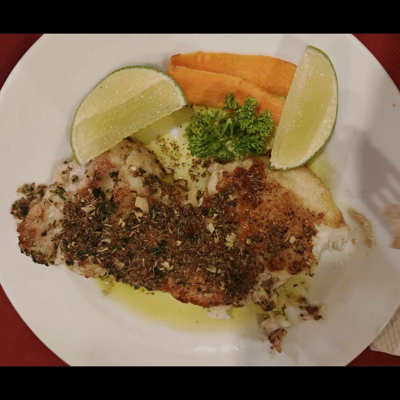 Corvina a la Mediterranea