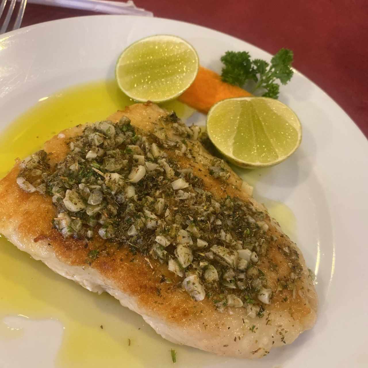 Corvina a la Mediterranea