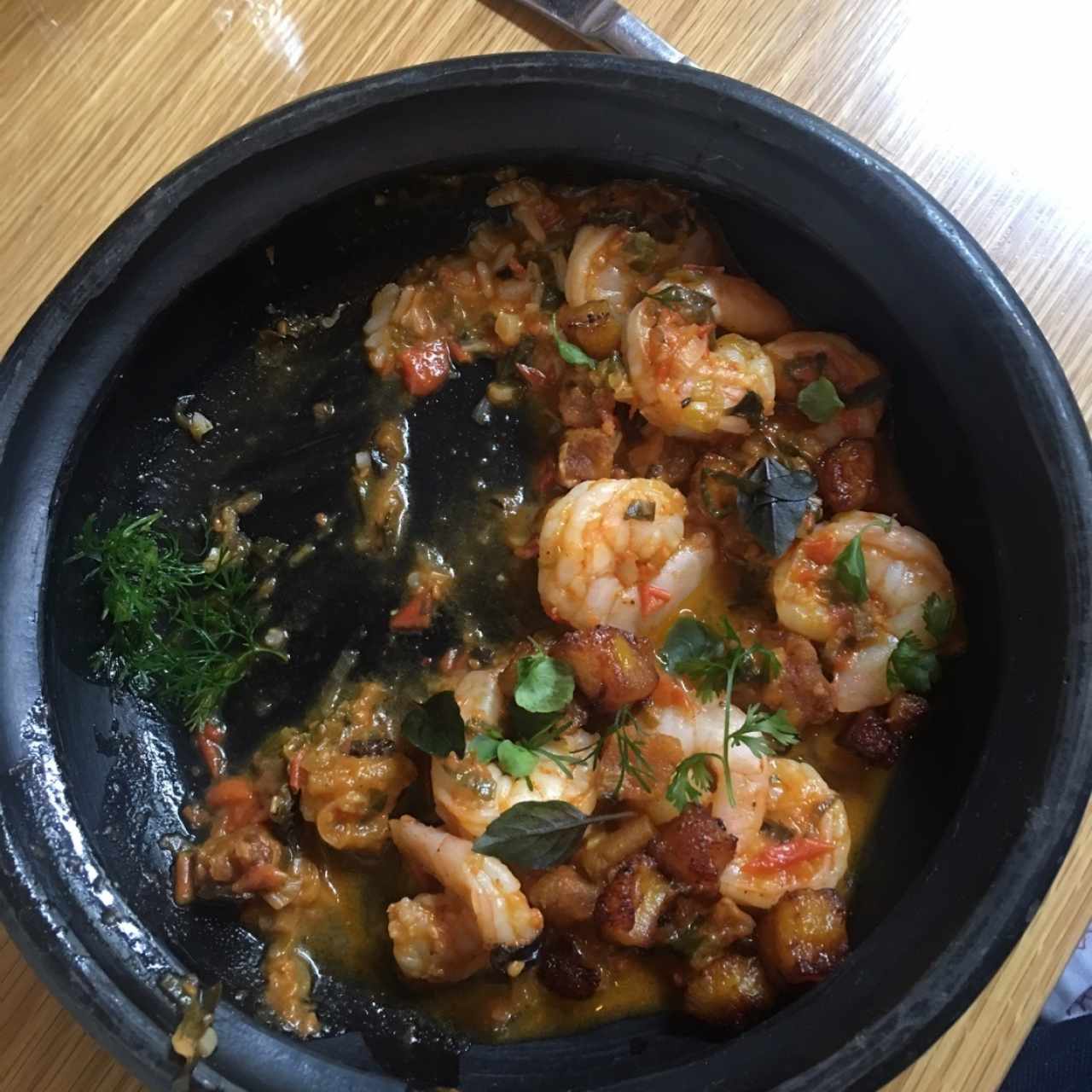 encocado de camaron