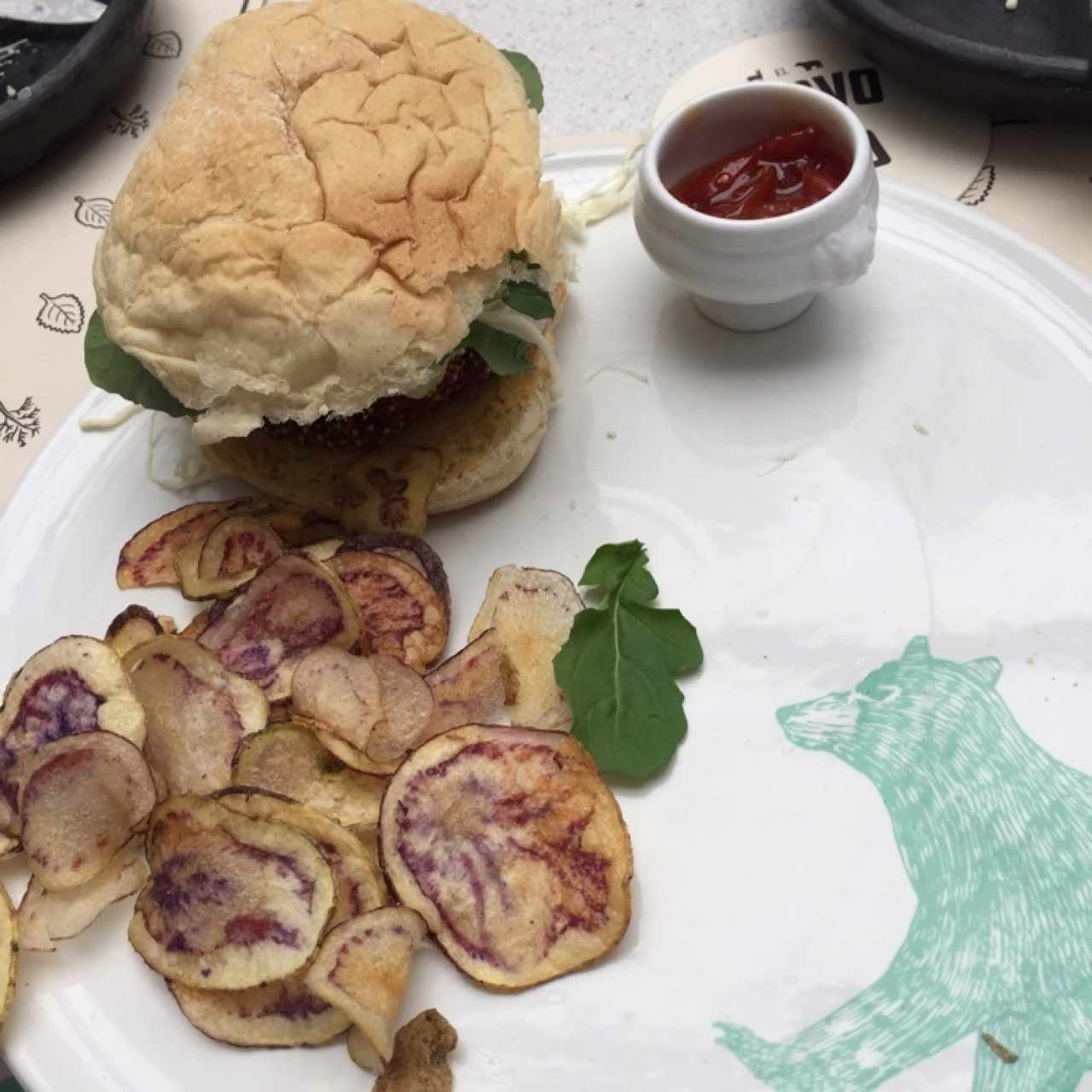 Hamburguesa de quinoa