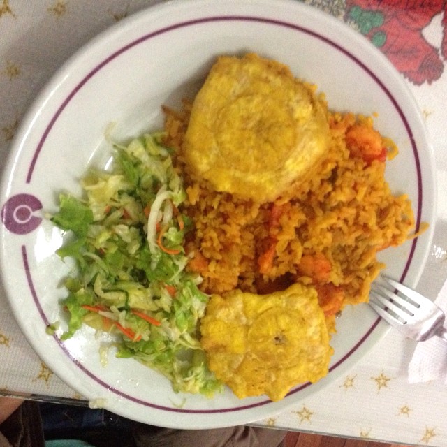 Arroz con camarones