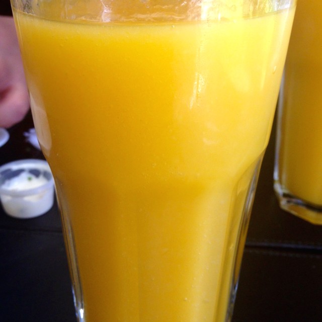Jugo de mango exquisito