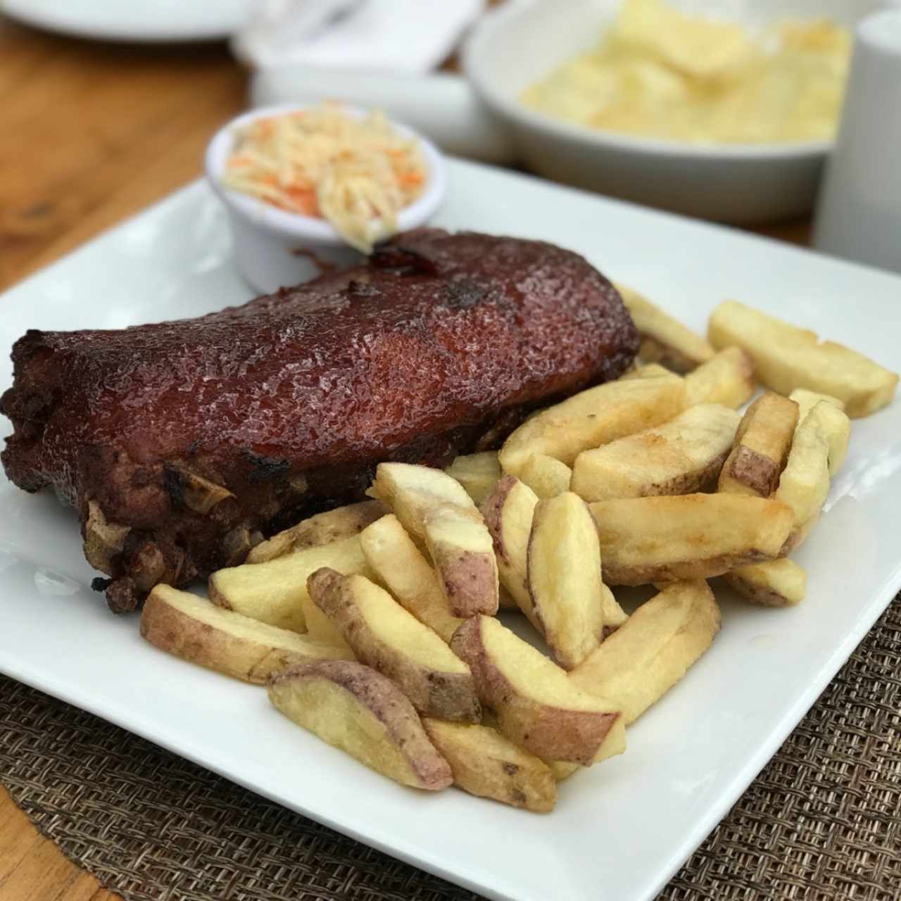 costilla de cerdo bbq