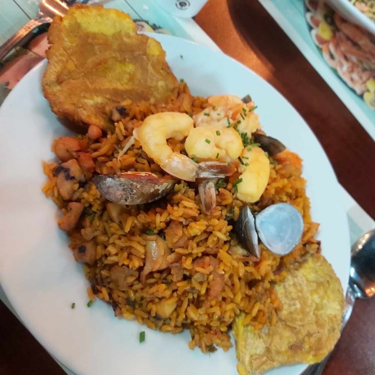Paella de mariscos