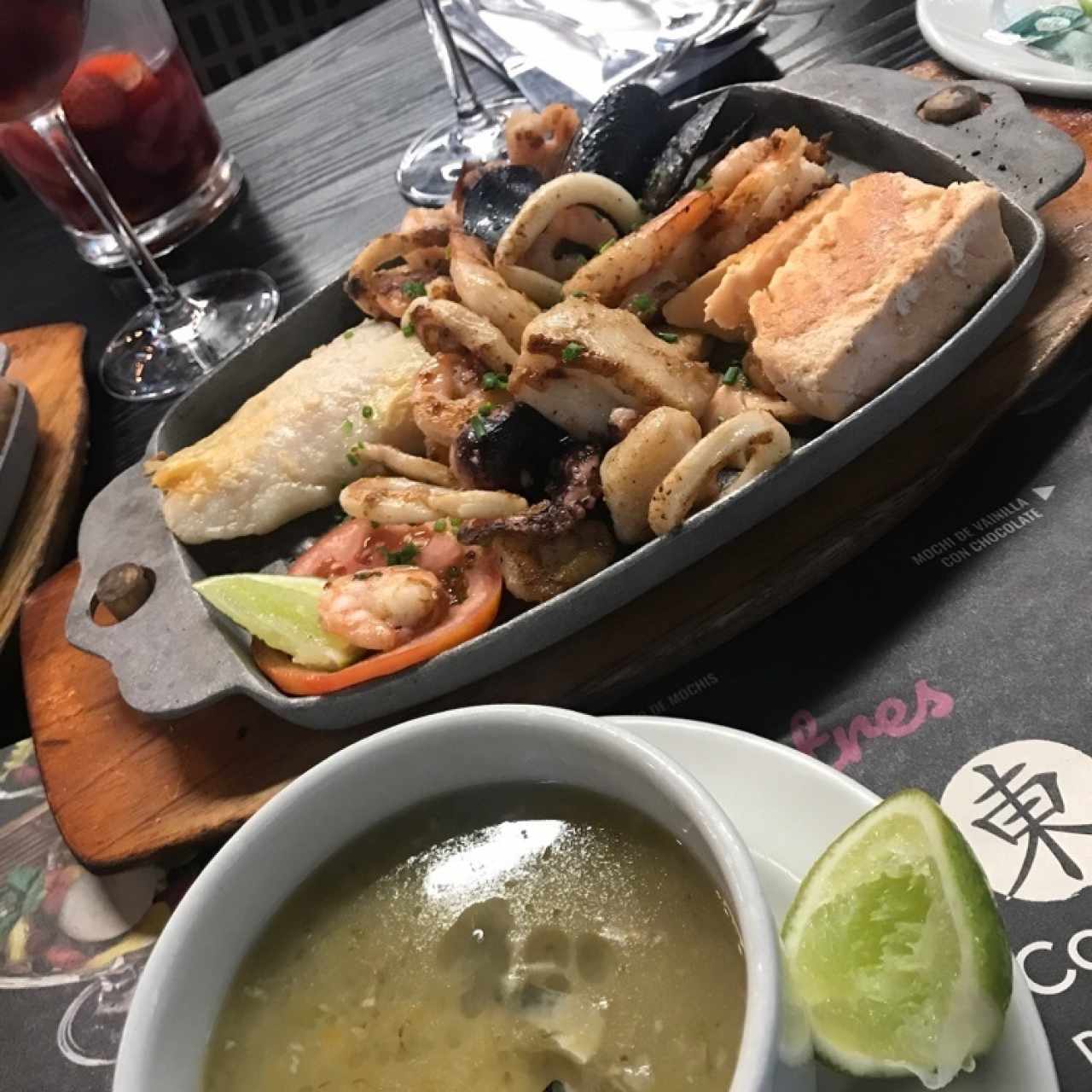 Parillada de mariscos