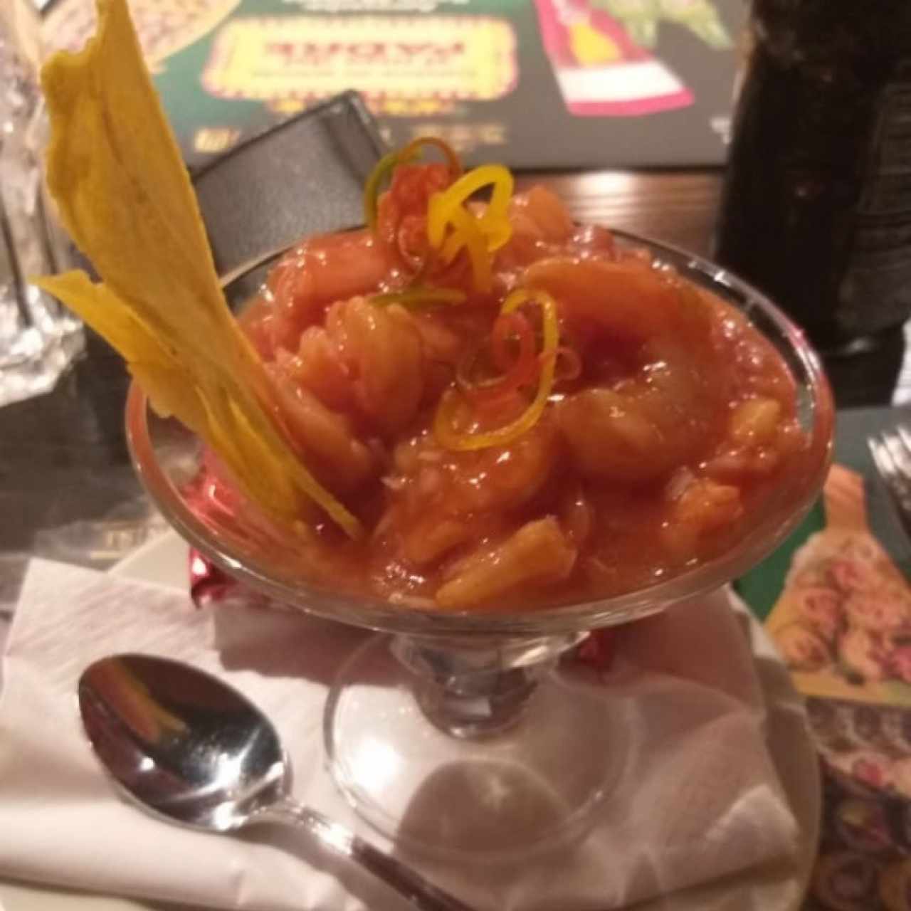 coctel de camarones