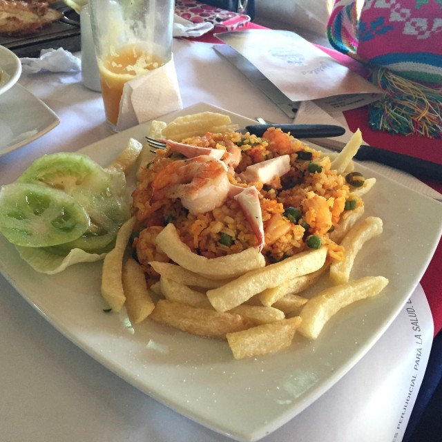 Arroz de camarón 