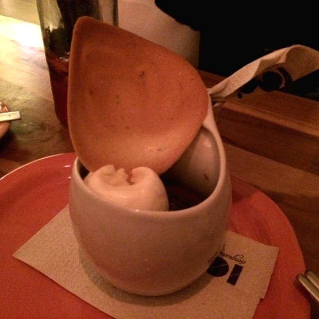 Postre de chocolate 