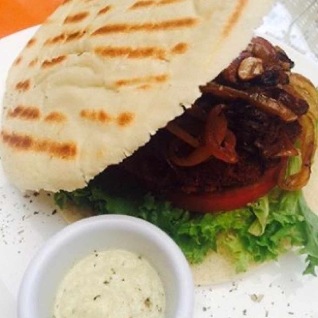 hamburguesa especial de lenteja