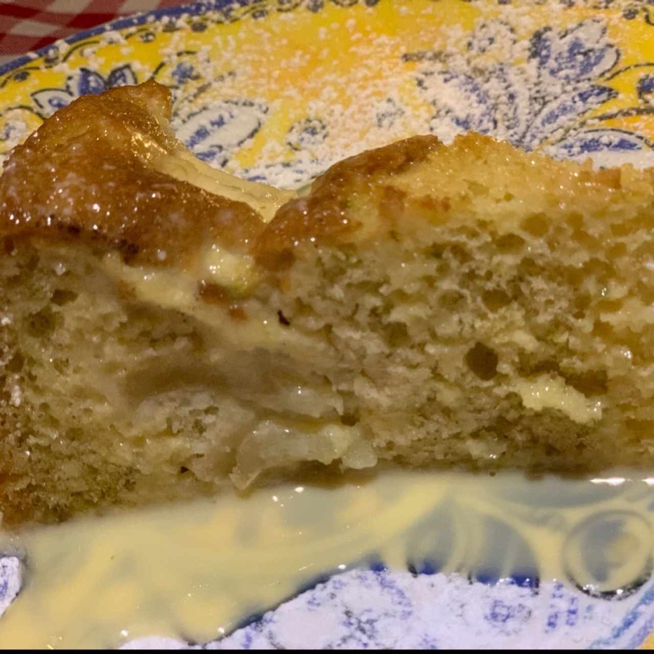 torta de Manzana en salsa inglesa