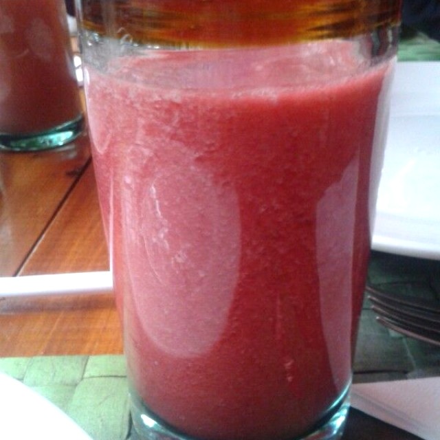 Jugo de frambuesa