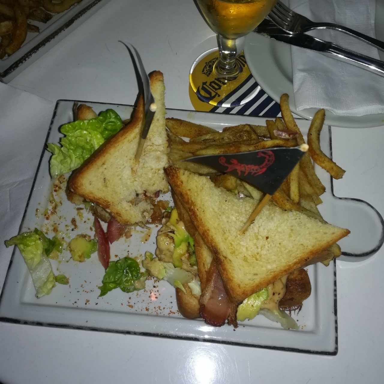 Un sándwich de pollo para chuparse los dedos!!!
