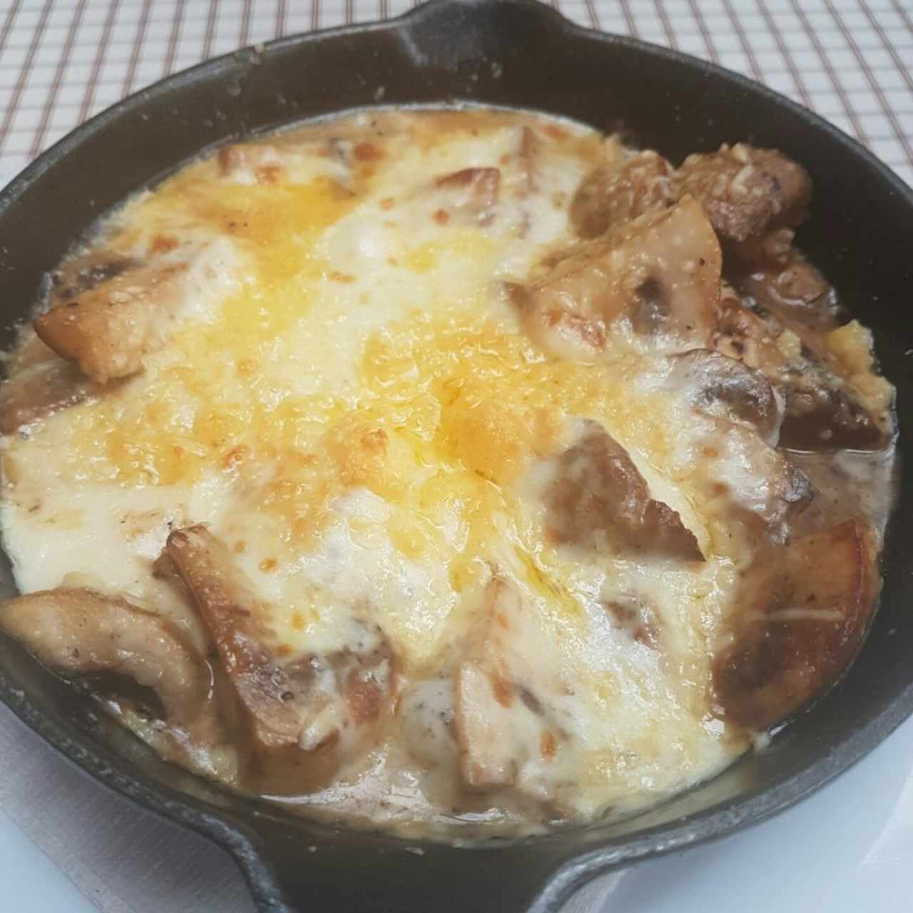 cazuela de champiñones