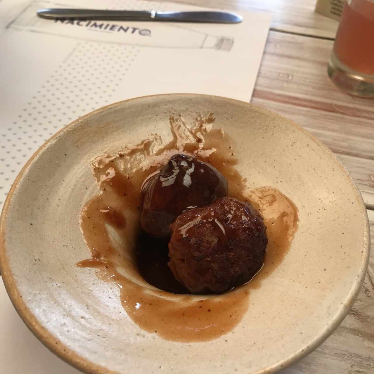 albondigas de cerdo en salsa BBQ
