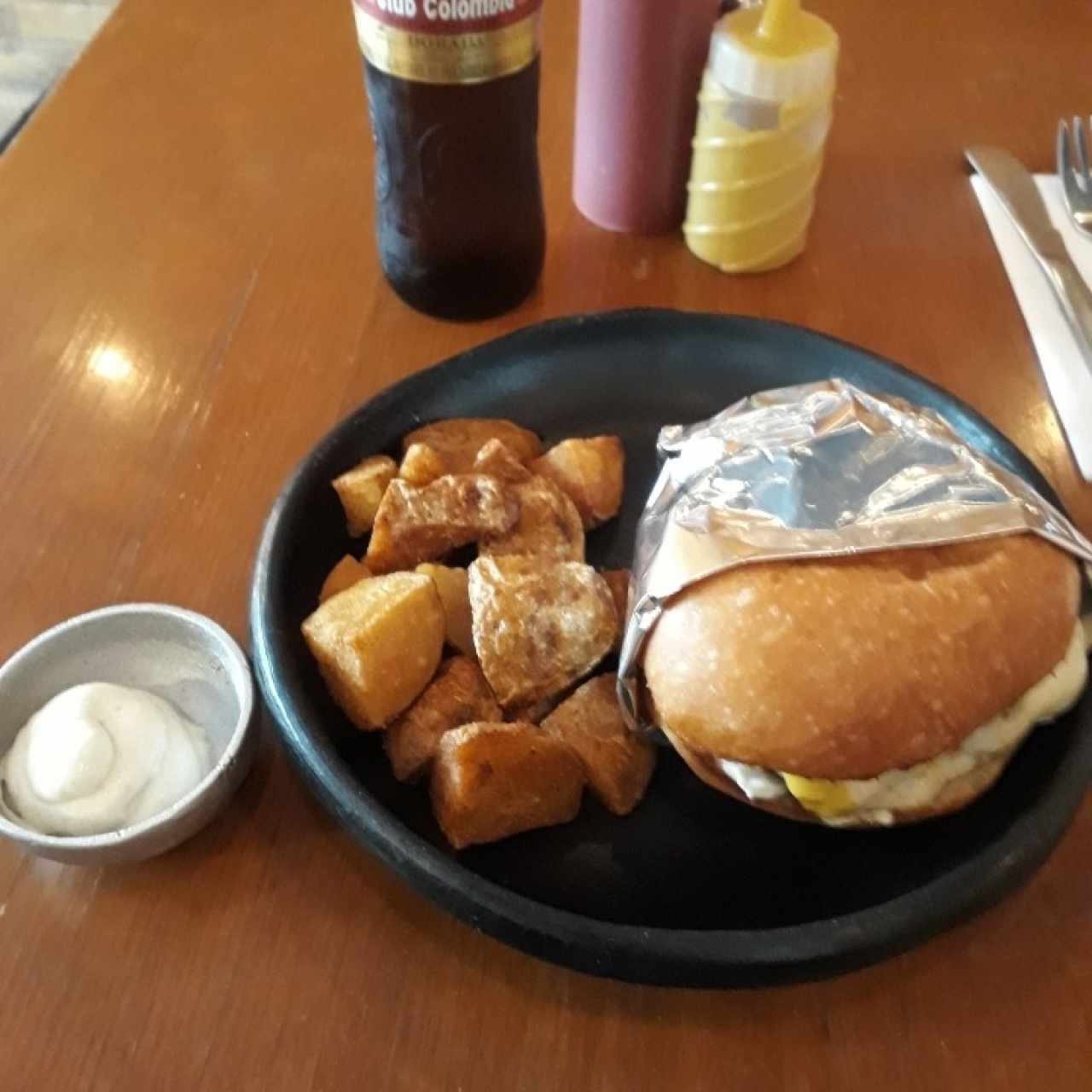 Hamburguesa Roky Balboa.