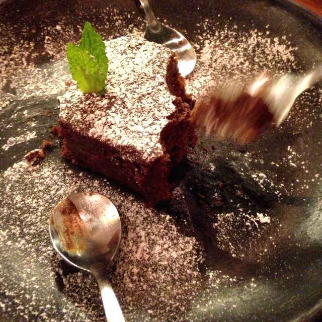 Brownie de maiz