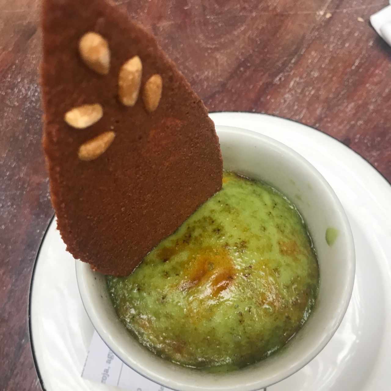 crema pistacho