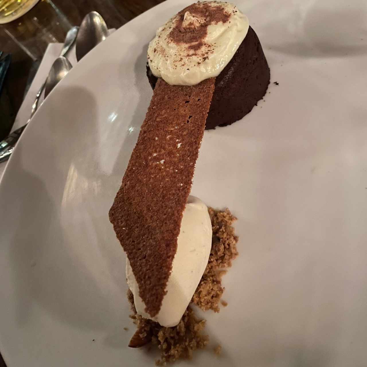 Volcán de chocolate