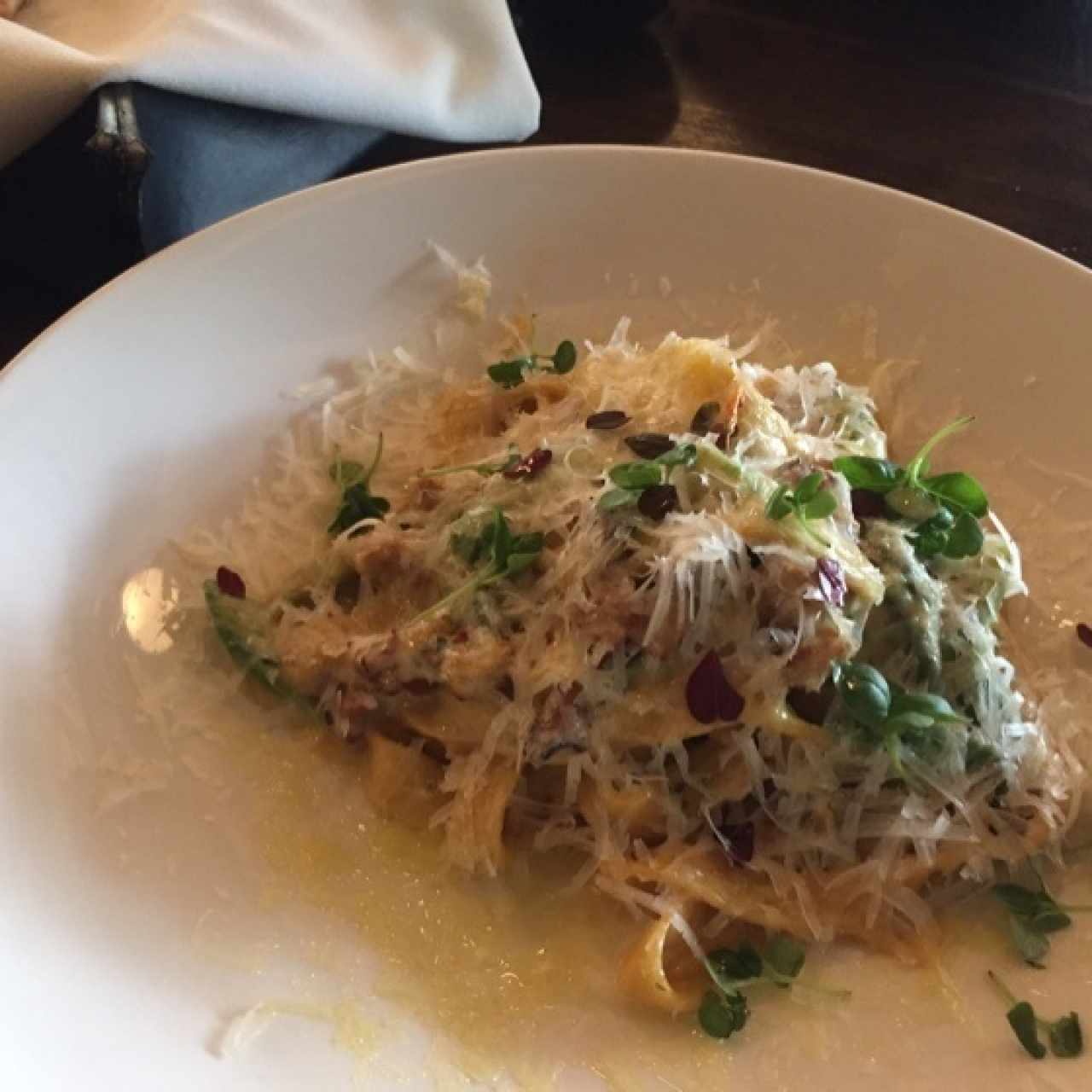 tagliatelle a la carbonara