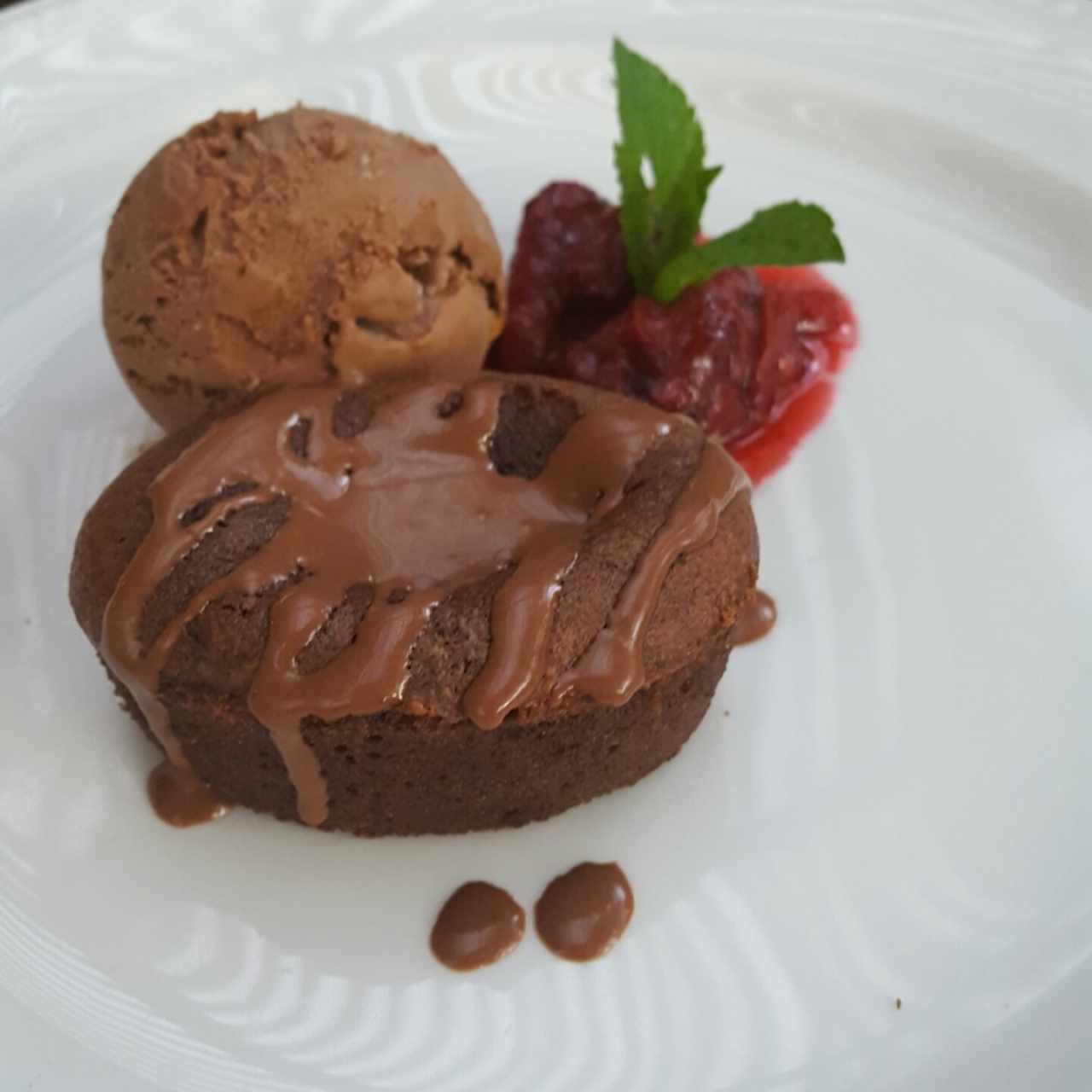 Torta caprese de chocolate 