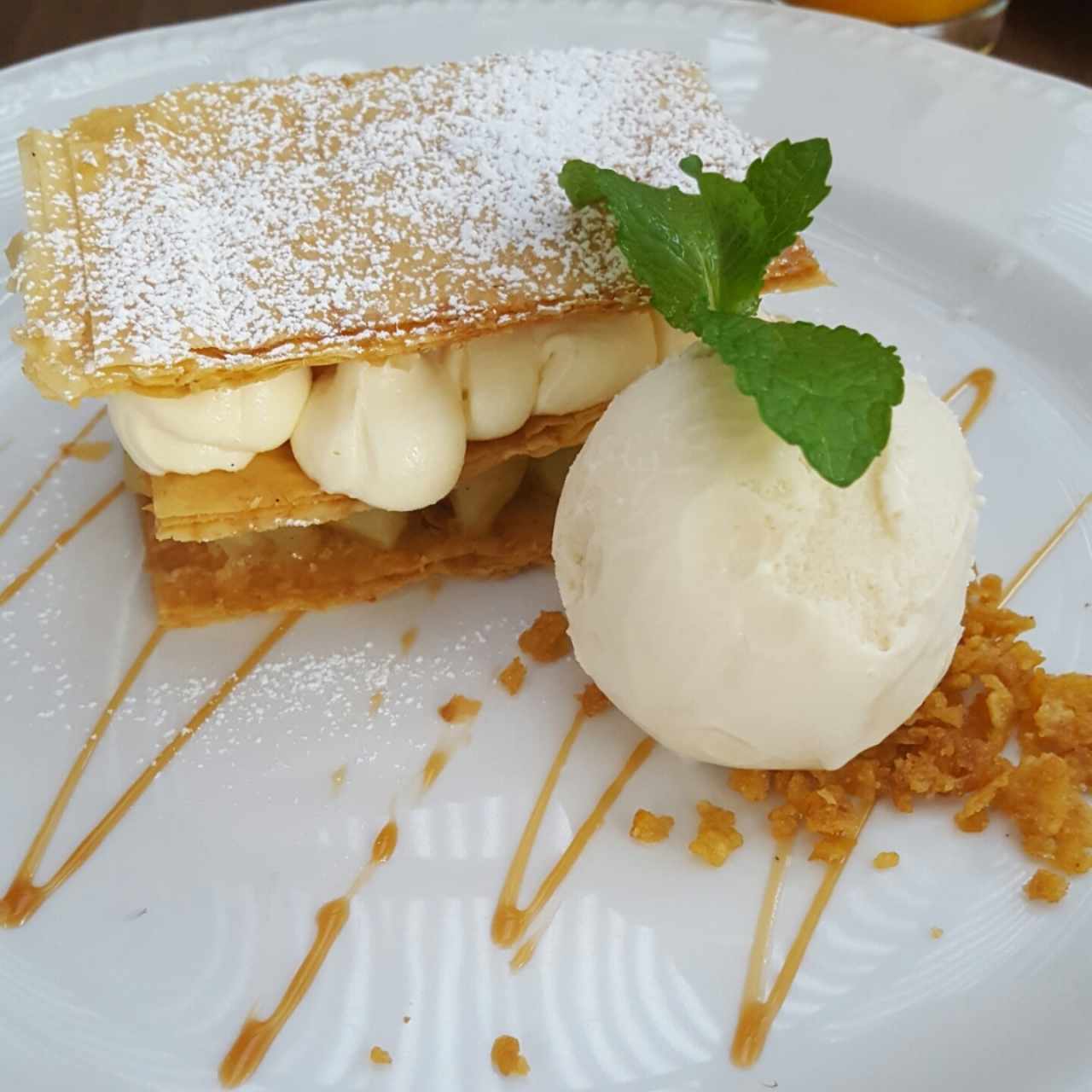 Napoleón de manzana 