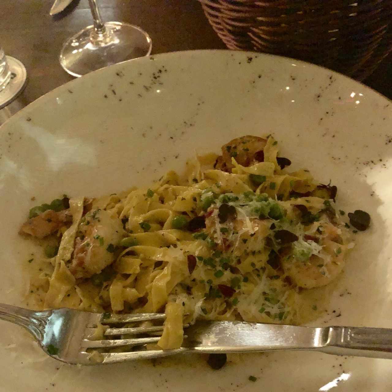 Tagliolini cacio y pepe