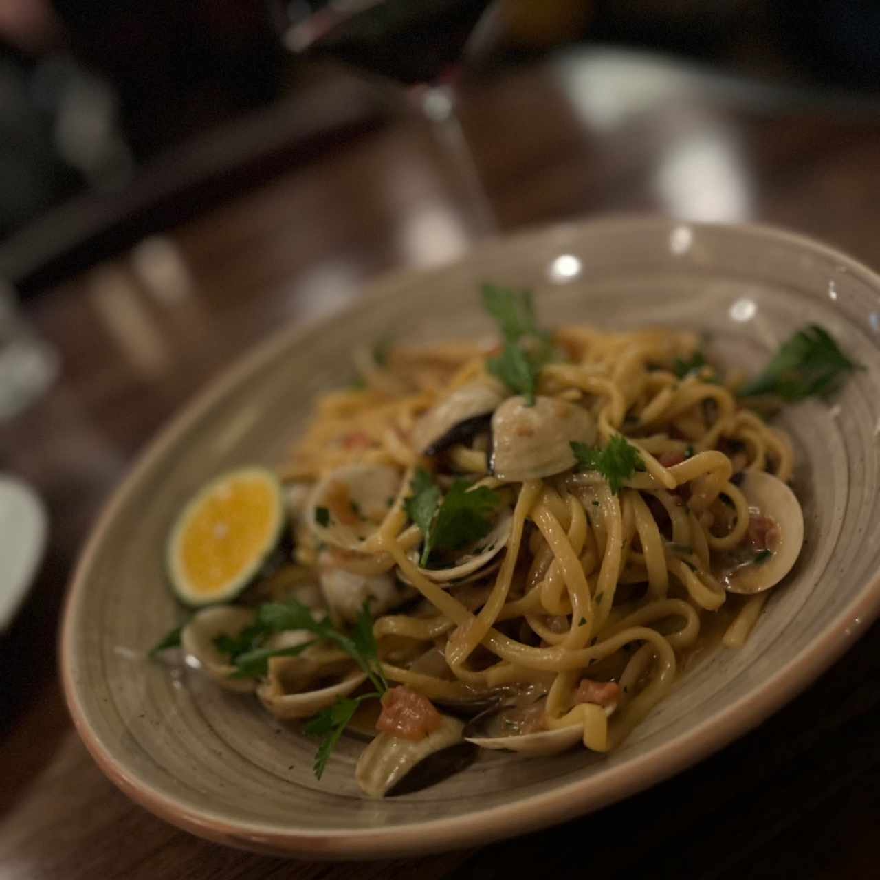 Pasta con mariscos