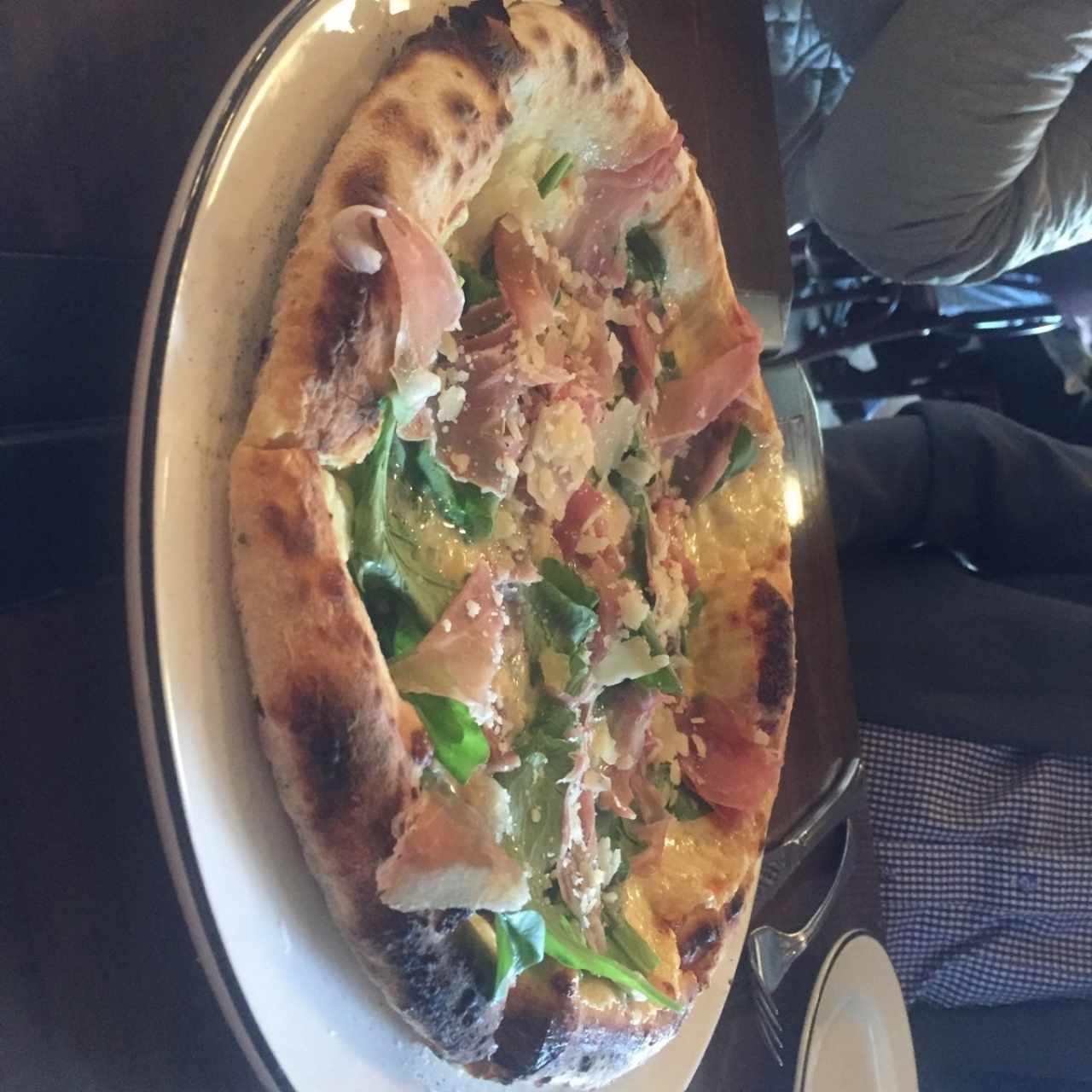 pizza de prosciutto
