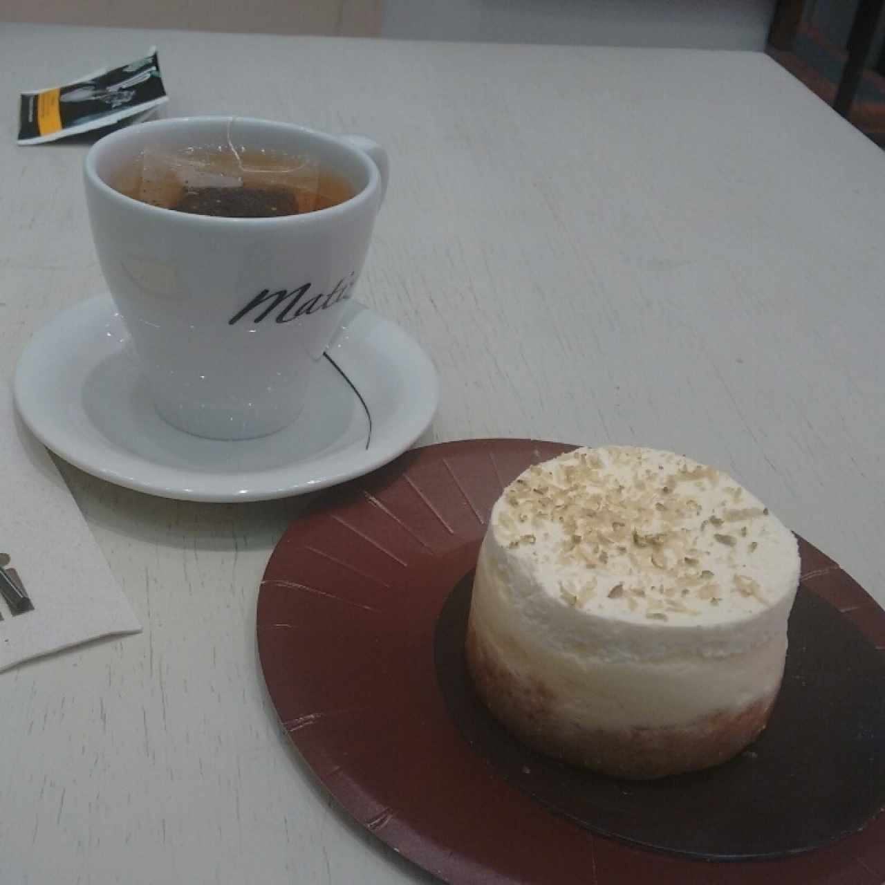 Té y pie de limón