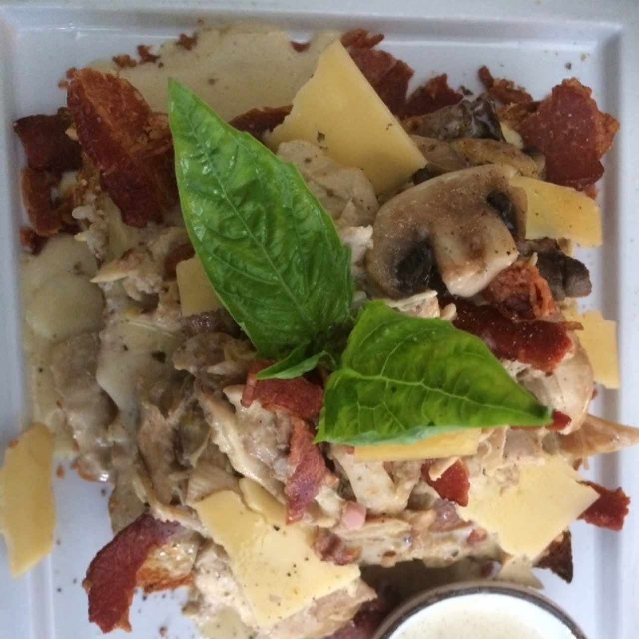Pato carbonara