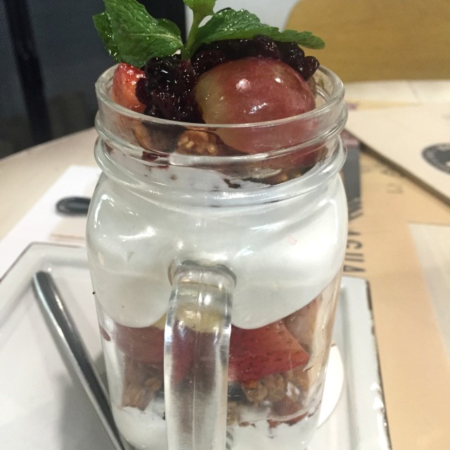 Granola de frutos rojos