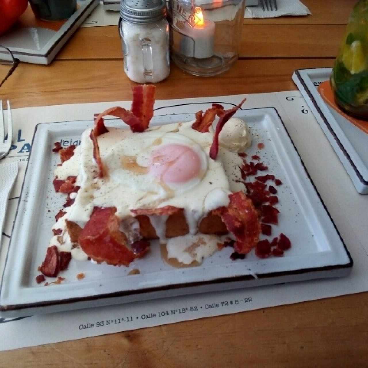 Tostada (pato) estiño francés