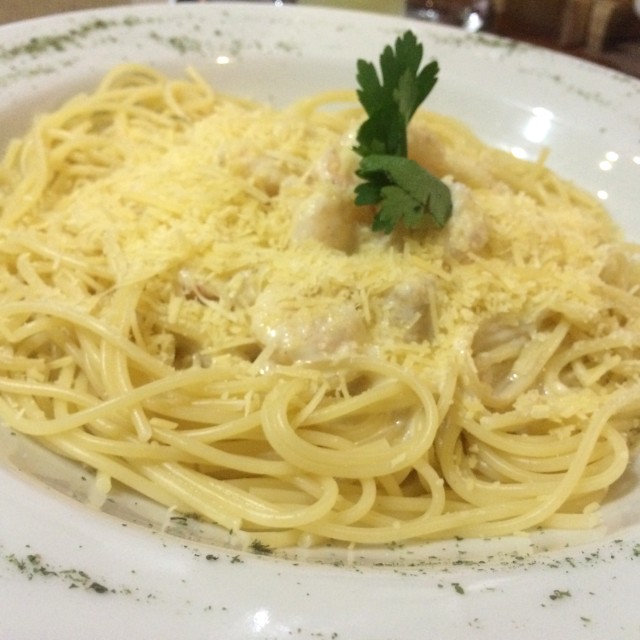 Spaguetti con gambas
