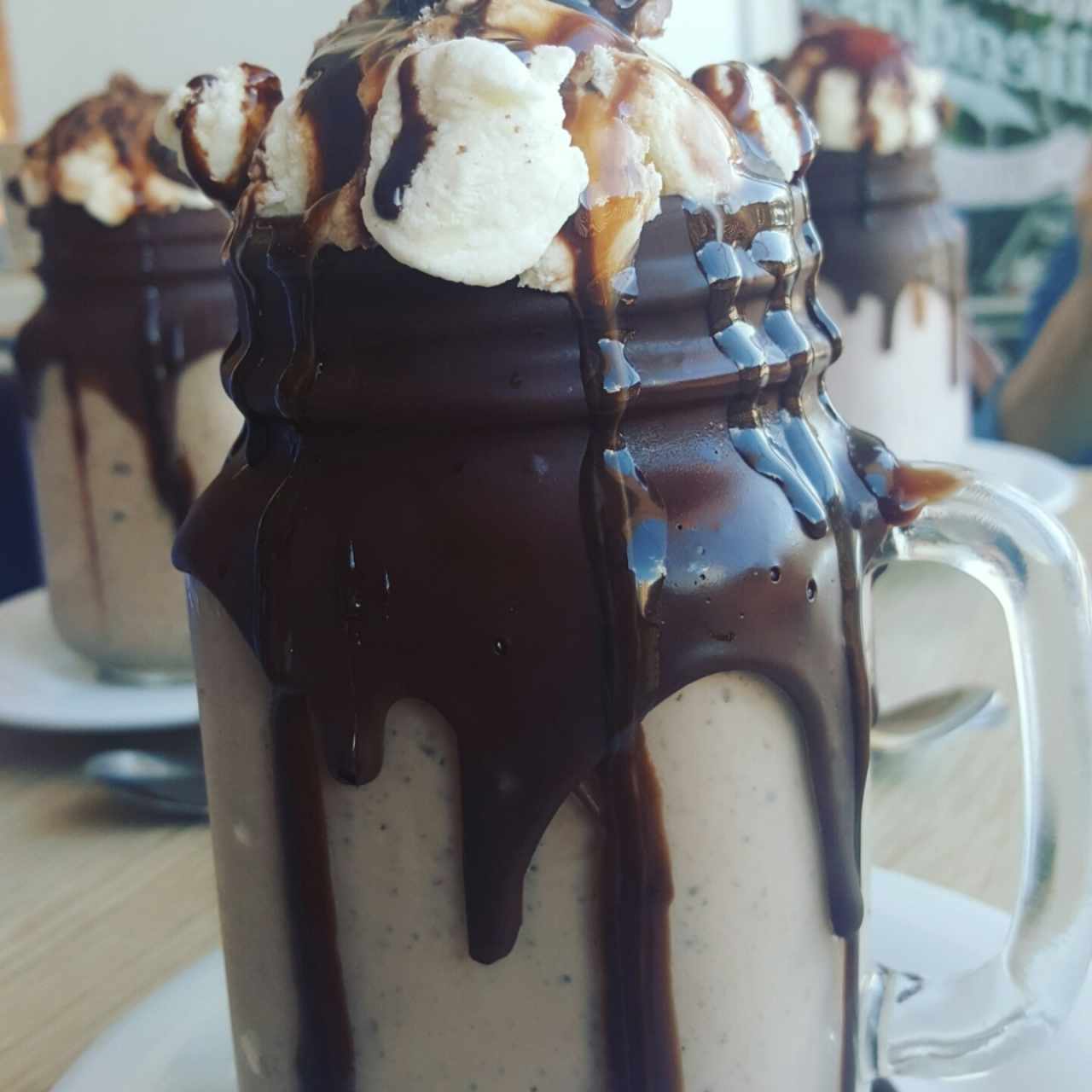 malteada de Nutella y ferrero rocher