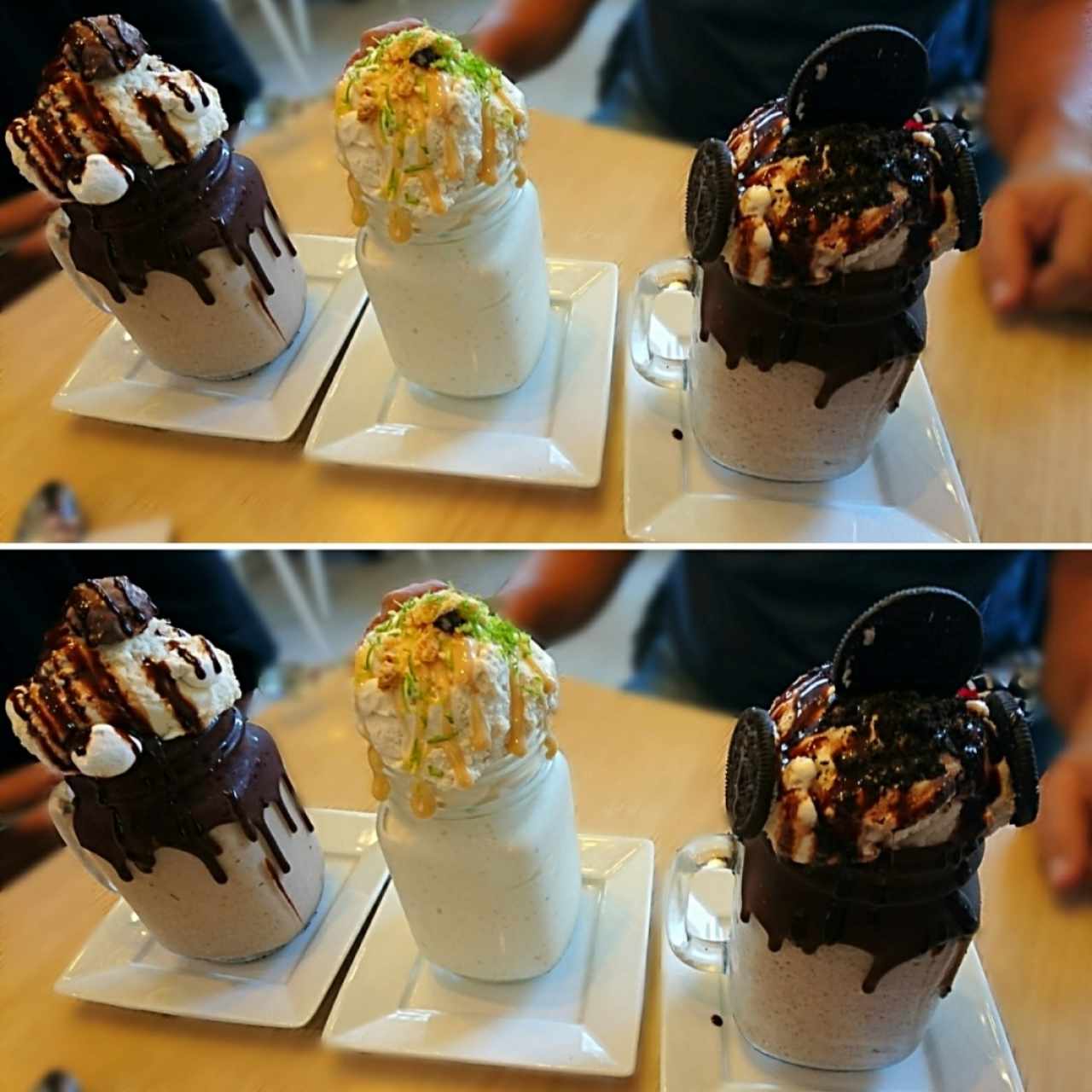 Malteadas de Nutella y Ferrero, Pie de Limón y Oreo