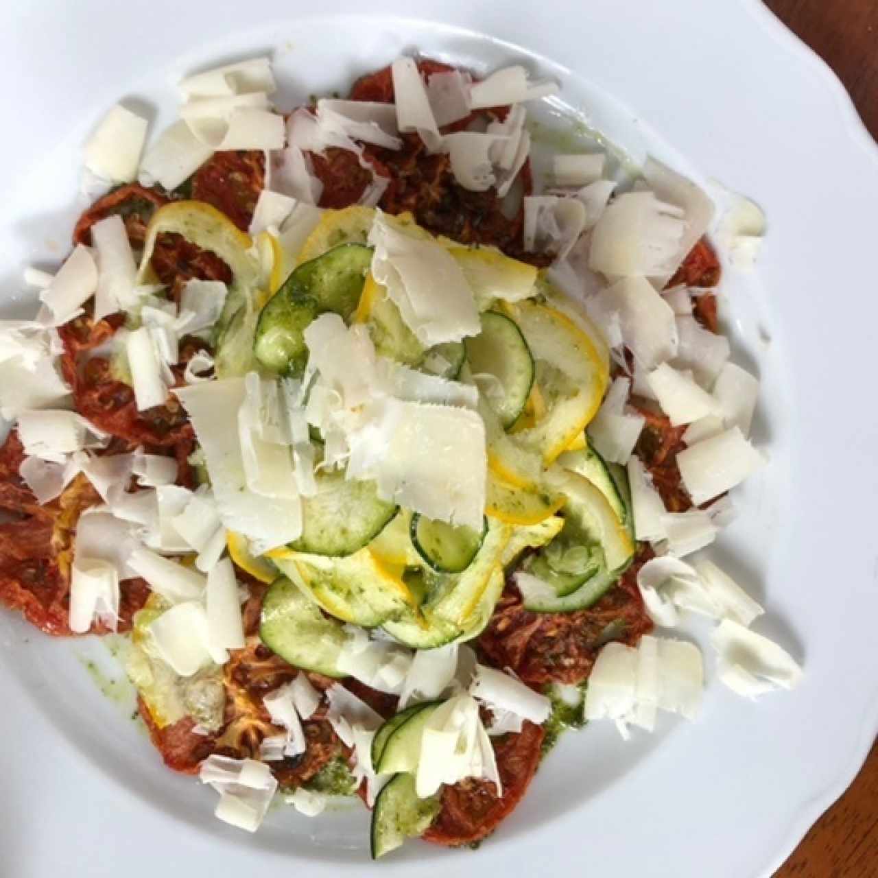 Carpaccio vegetales 