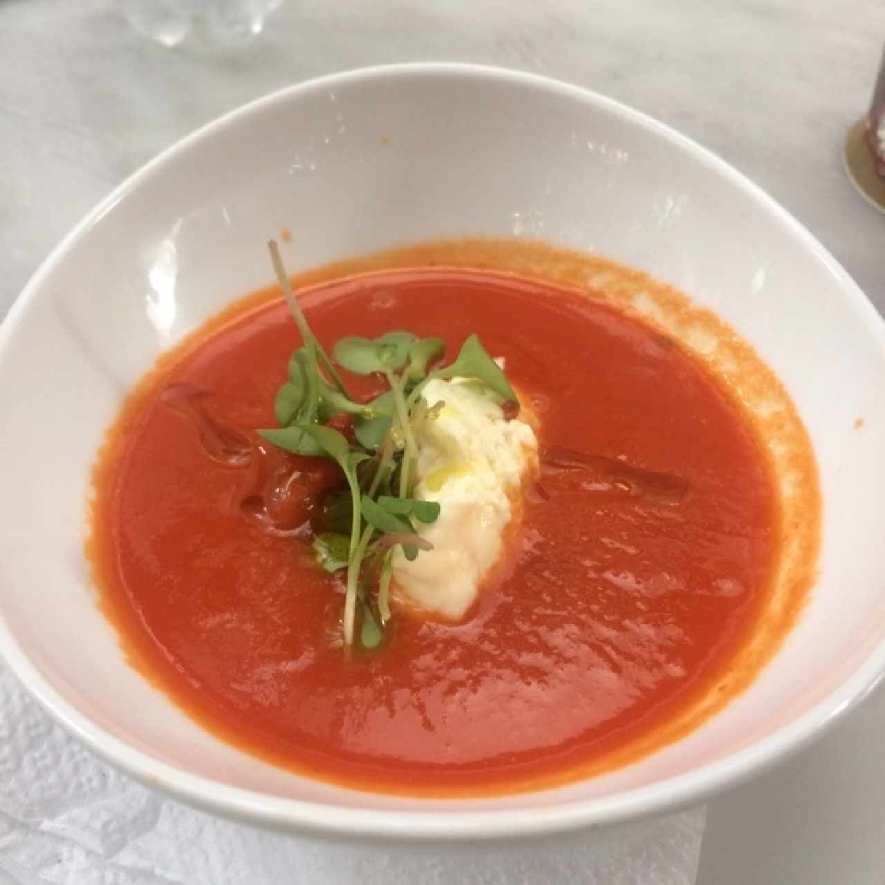 sopa de tomate 
