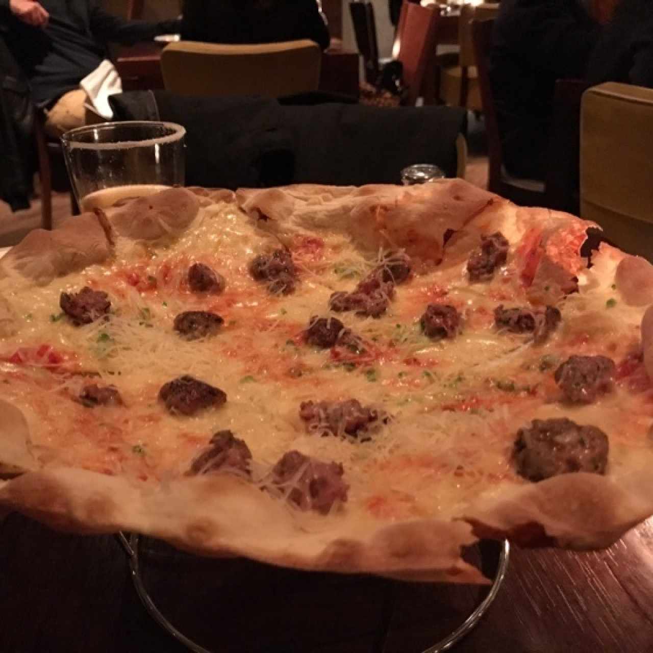Pizzeta de meatballs