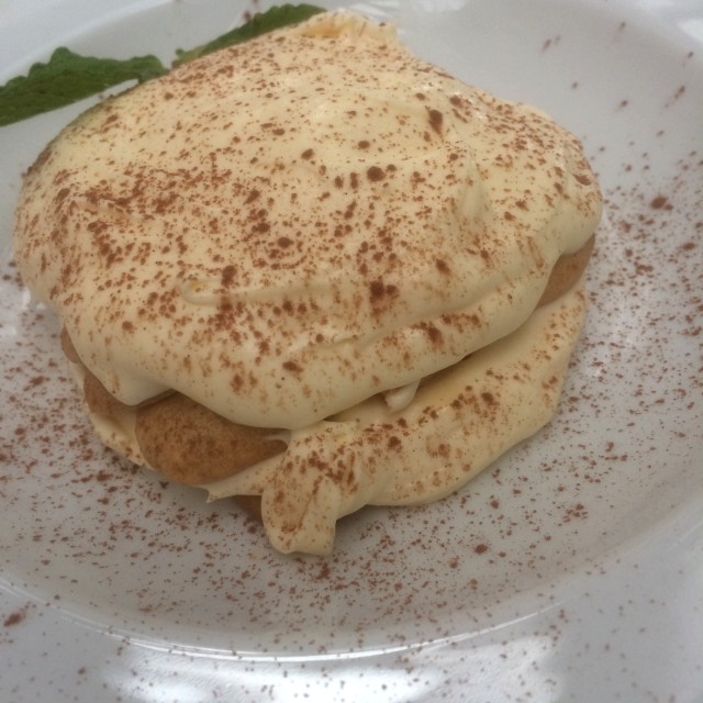 Tiramisú rústico 