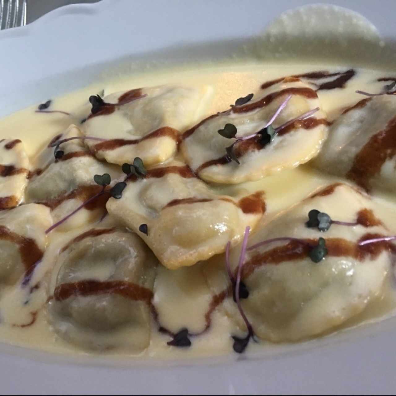 Raviolis de rabo de toro